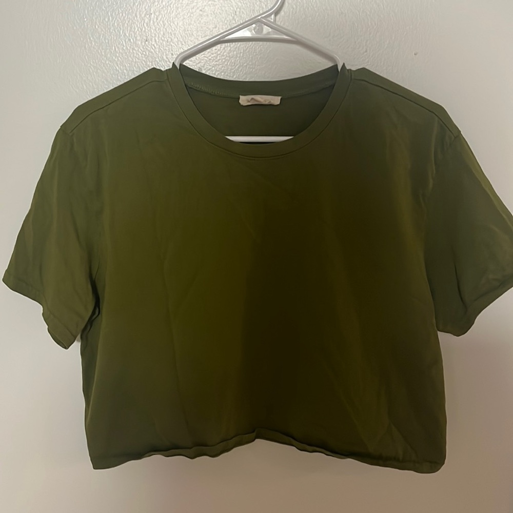 Open edit cropped tee